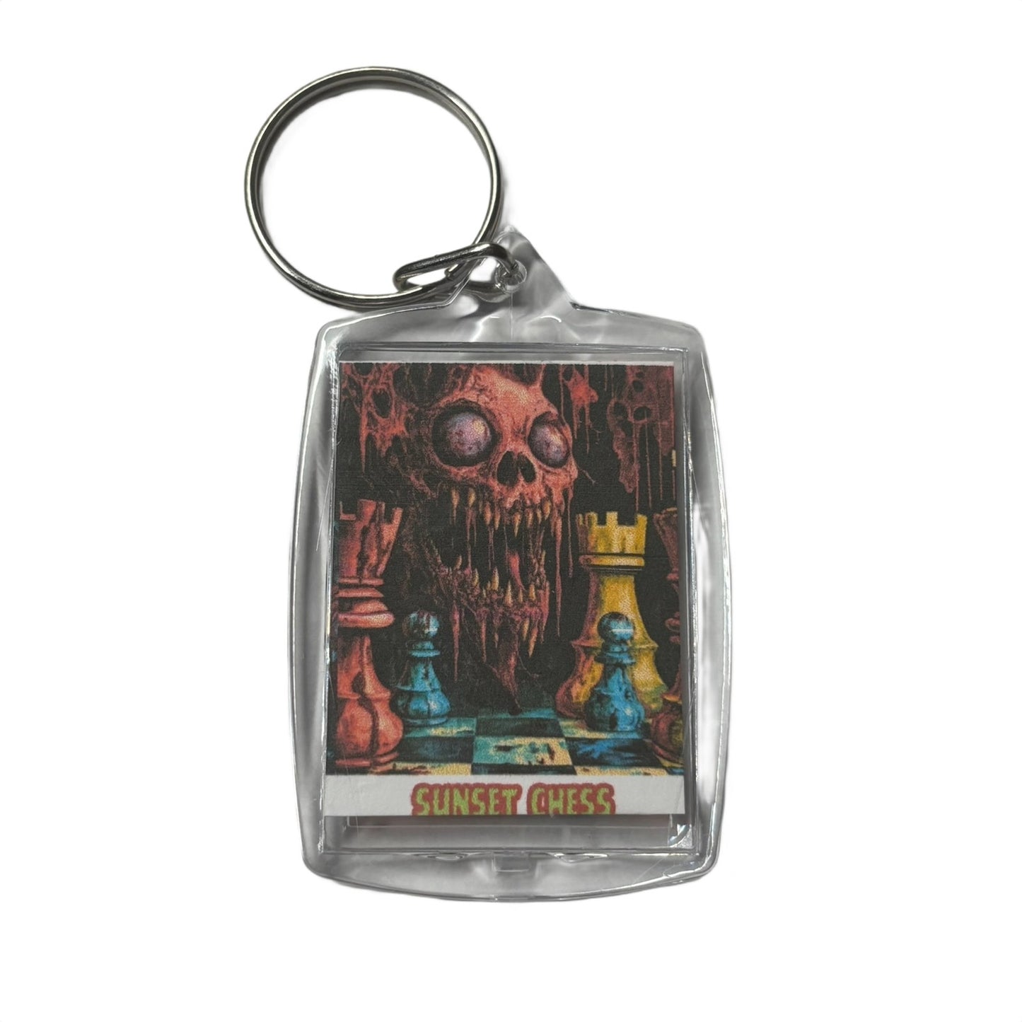 Gooo Monster - Chess  Photo Keychain