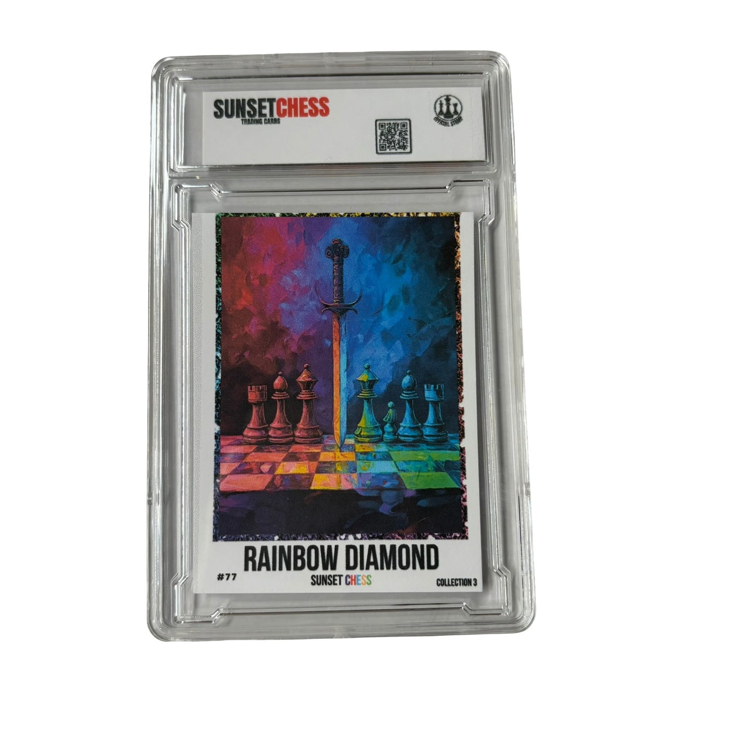Rainbow Diamond Card #77 - Premium Trading Card