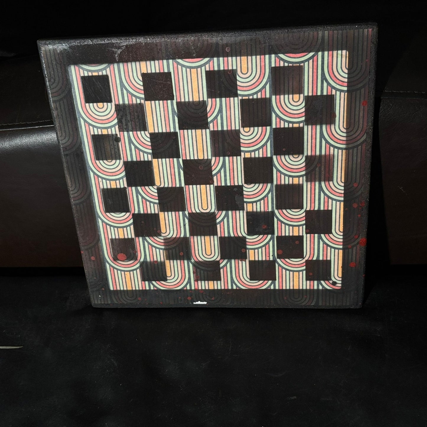 70's Retro - Scrapbook Chess Board