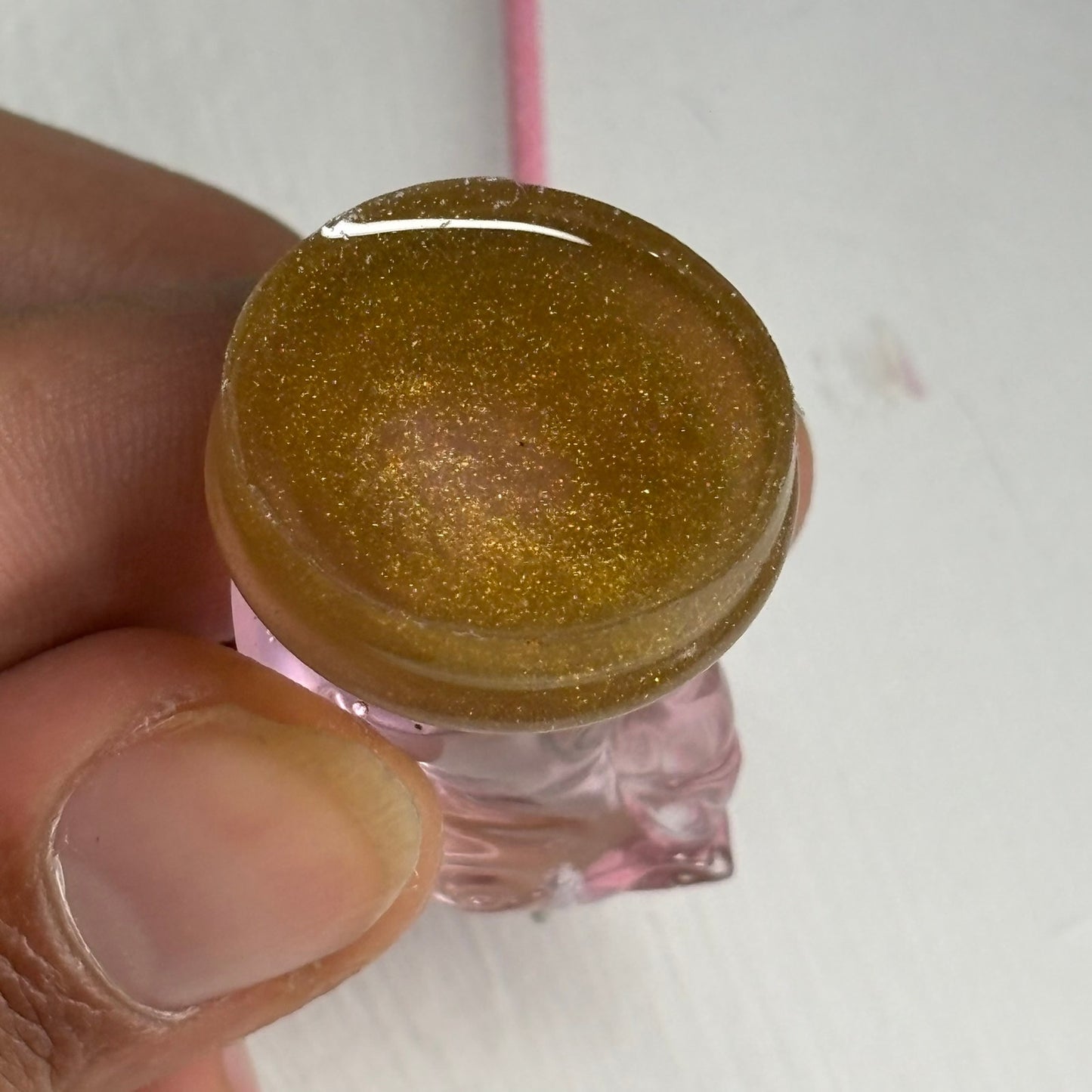 Simple Pink Knight - Handmade Resin Chess Necklace