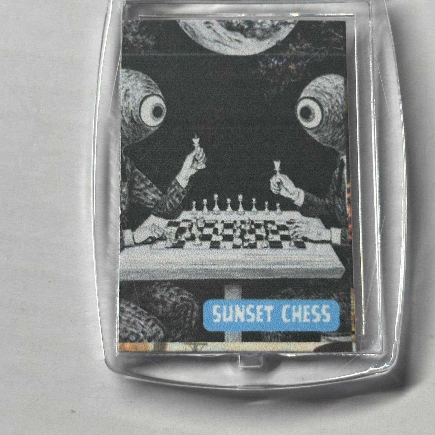 Pair Of Eyes - Chess  Photo Keychain