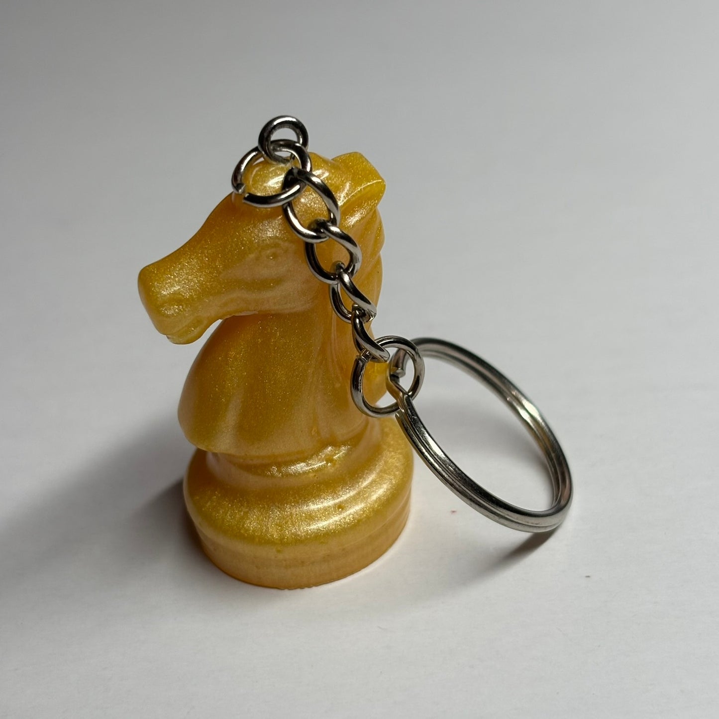 Yellow Knight - Handmade Resin Keychain