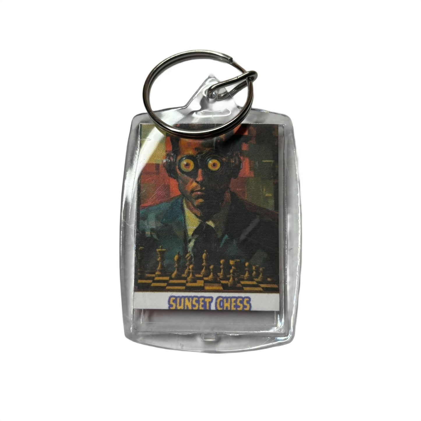 Beady Eyes - Chess  Photo Keychain