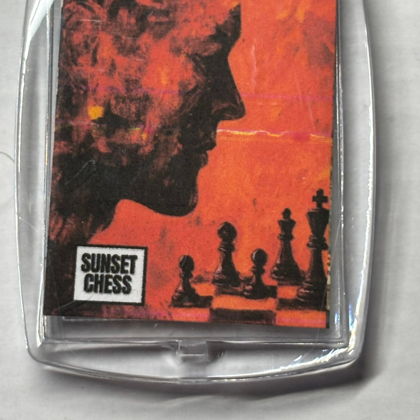 Red Steam - Chess  Photo Keychain