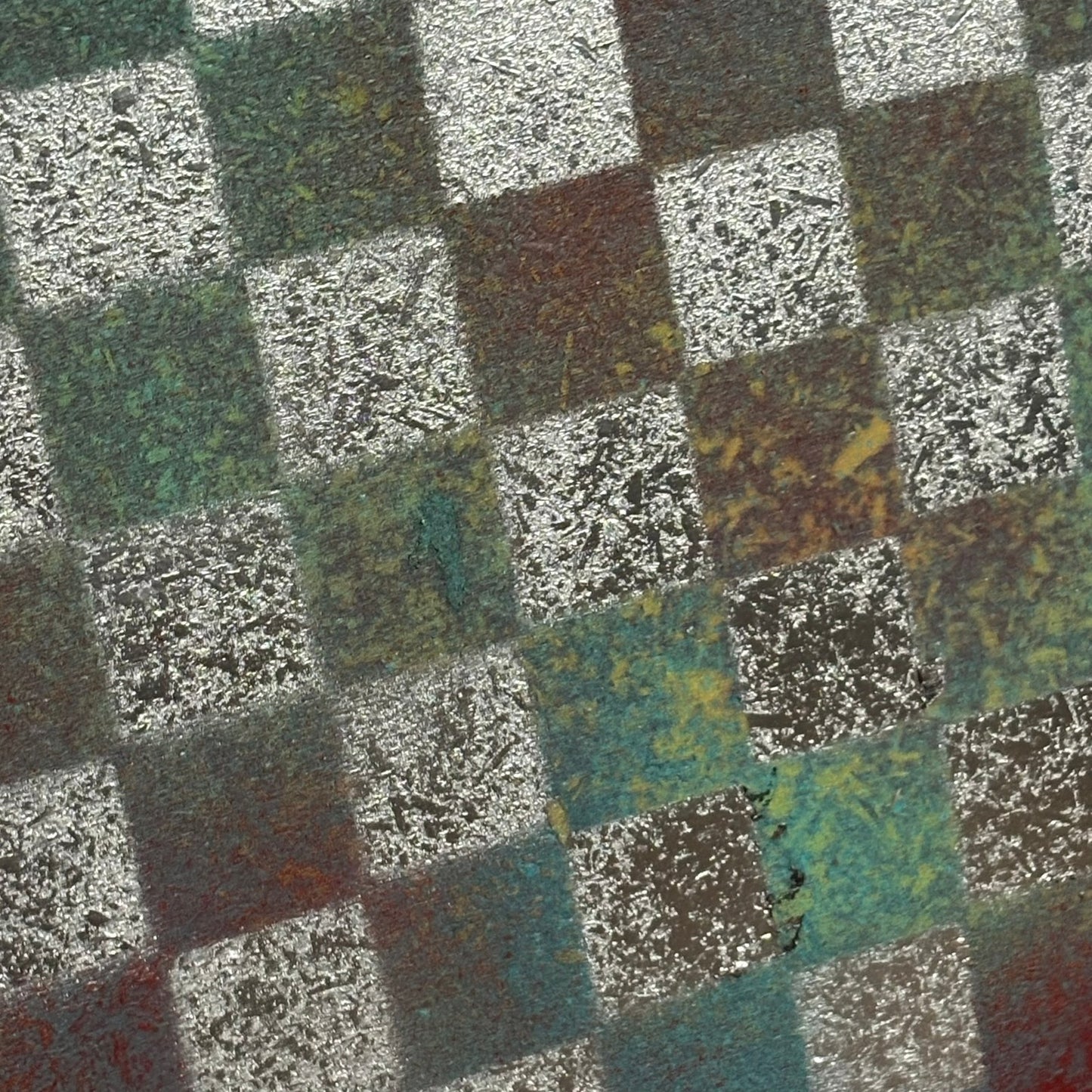 Toxic Chrome - Painted Double Sided Chess Board