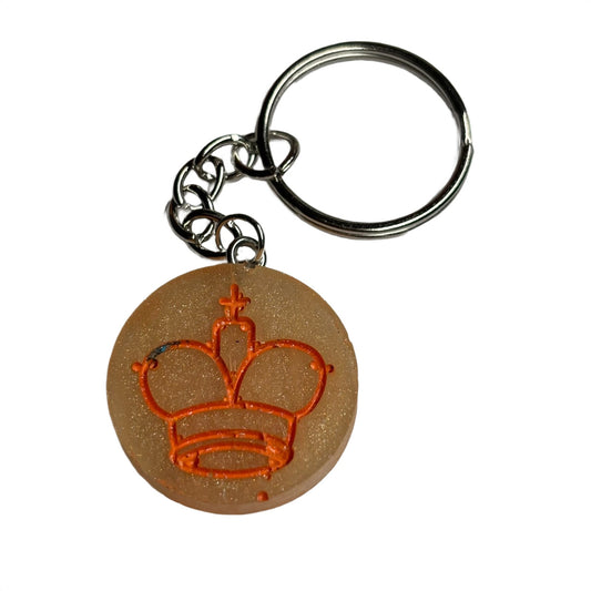 Shinning Orange King - Handmade Resin Keychain