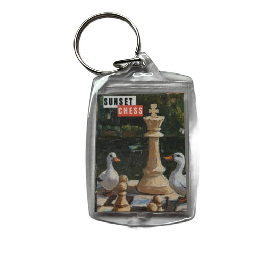 Ducks King - Chess  Photo Keychain