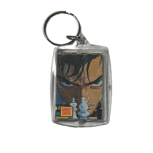 Anime Boy - Chess  Photo Keychain
