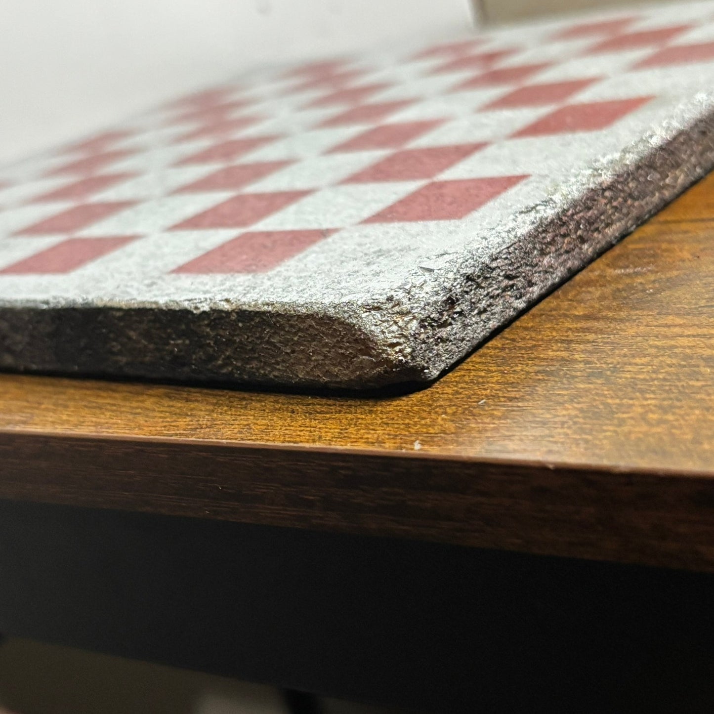 Chrome Red - Painted Double Sided Chess Board