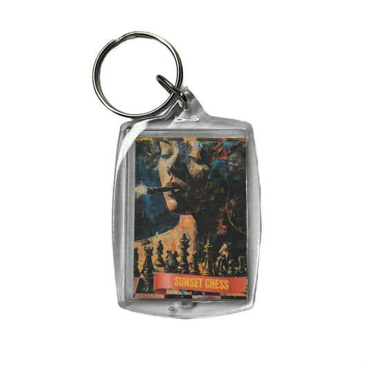 Smoker - Chess  Photo Keychain