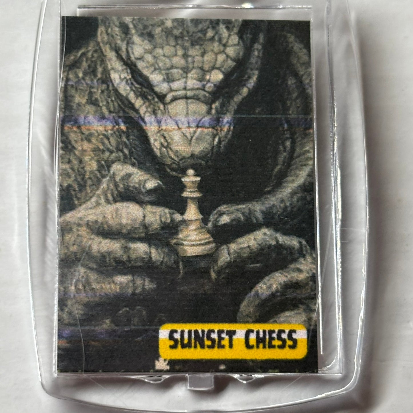 Lizard King - Chess  Photo Keychain