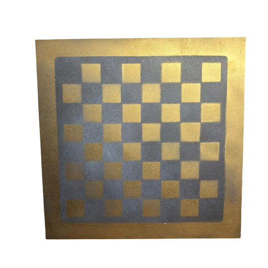 Simple Gold - Painted Chess Board