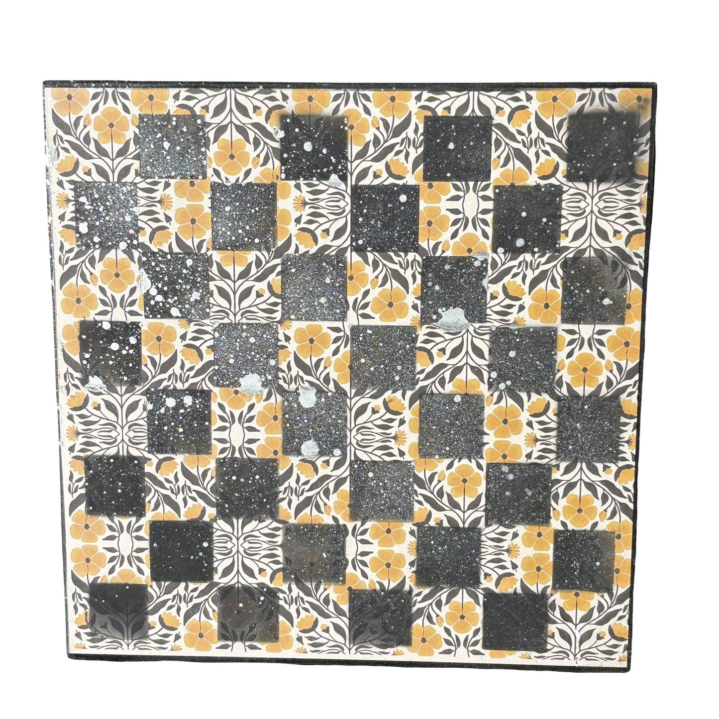 Vintage Pattern - Scrapbook Chess Board