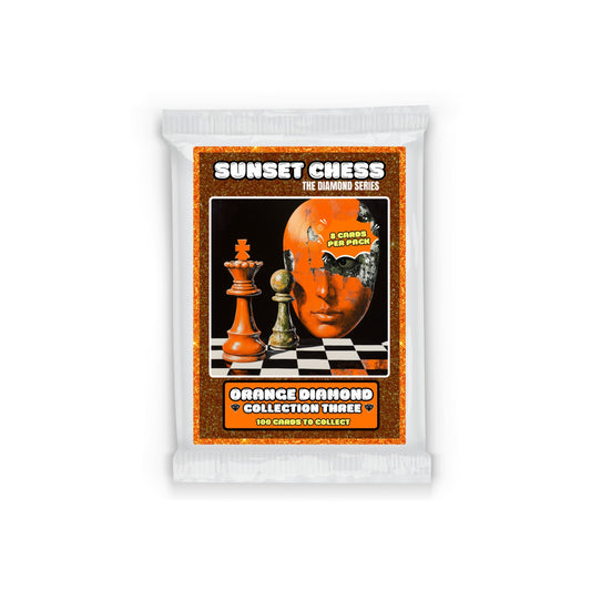 Orange Diamond Part 3 - Sunset Chess Scrapbook Card Pack