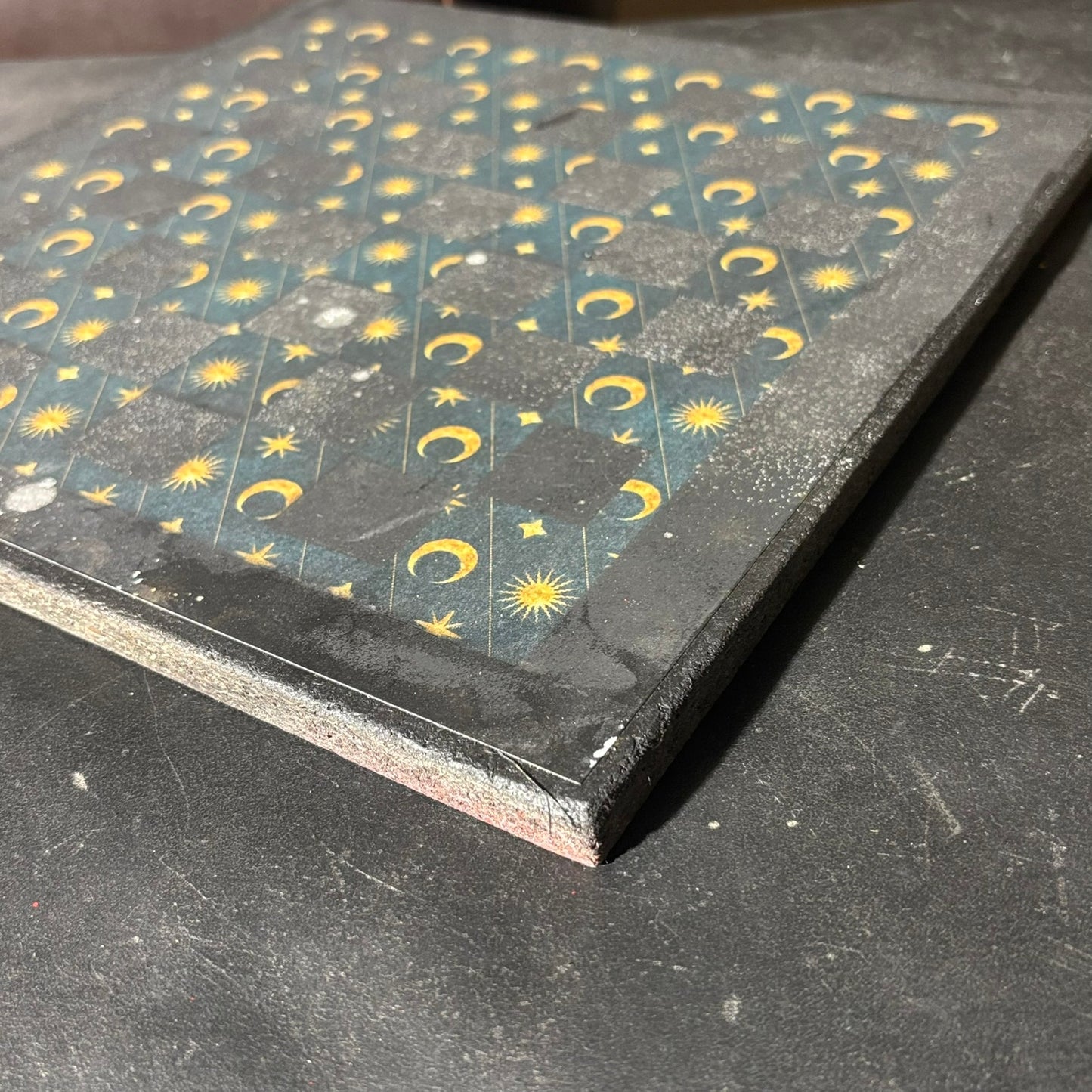 Starry Night - Scrapbook Chess Board