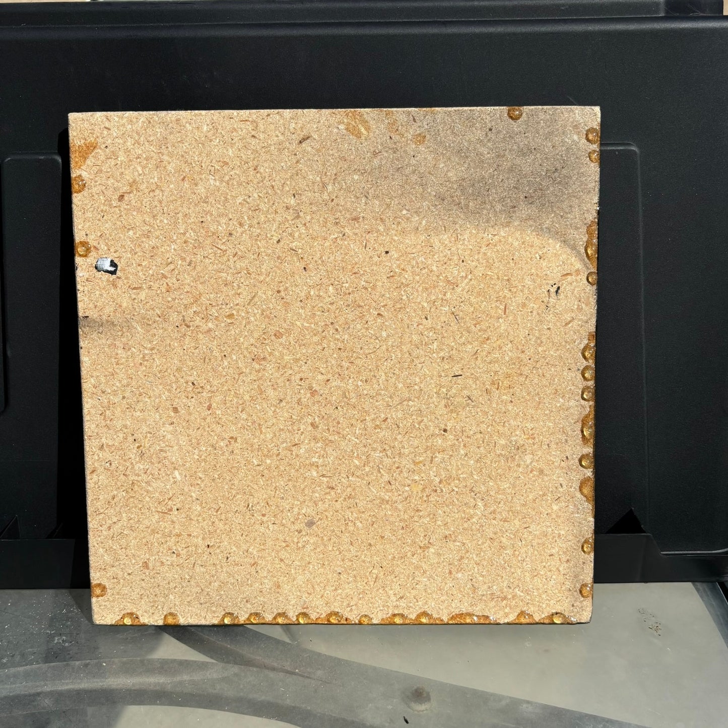 Vintage Brown Music - Resin Coated Chess Board