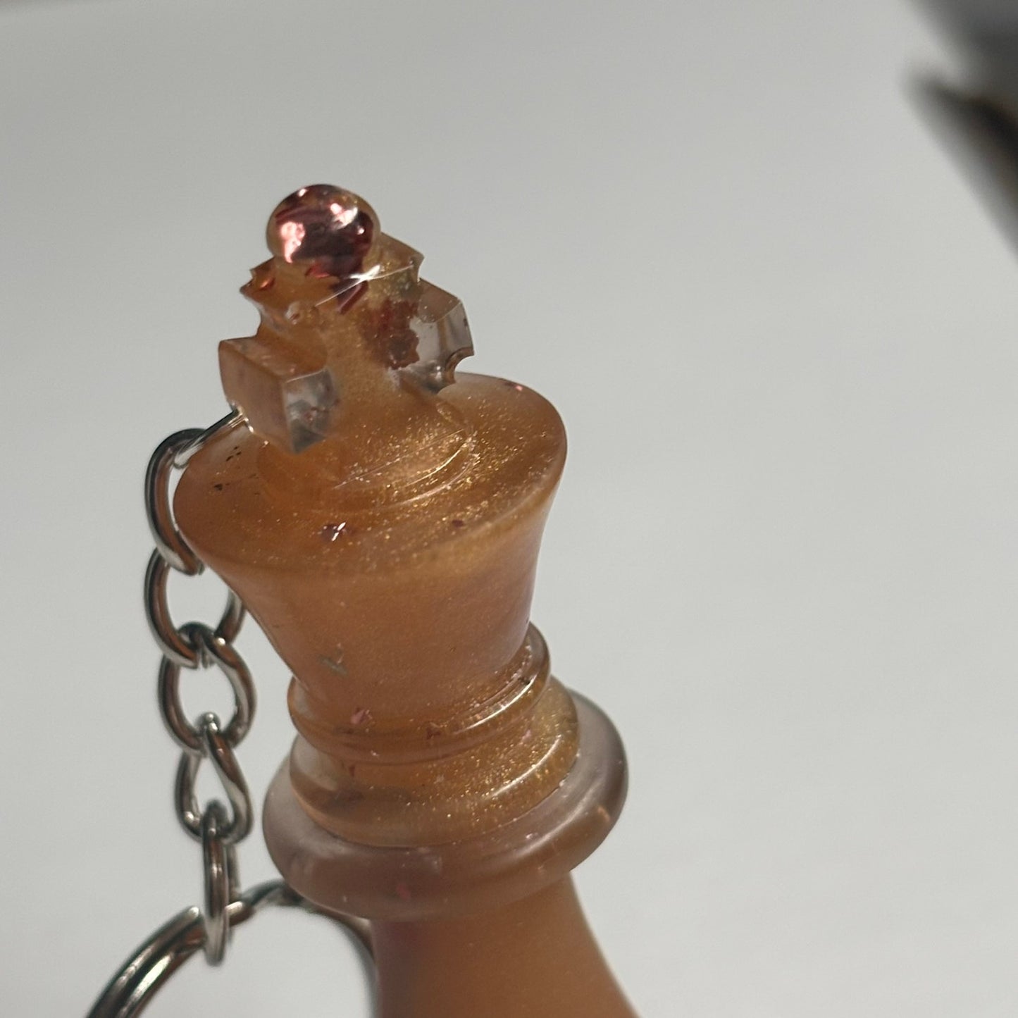 Orange Royal King - Handmade Resin Keychain