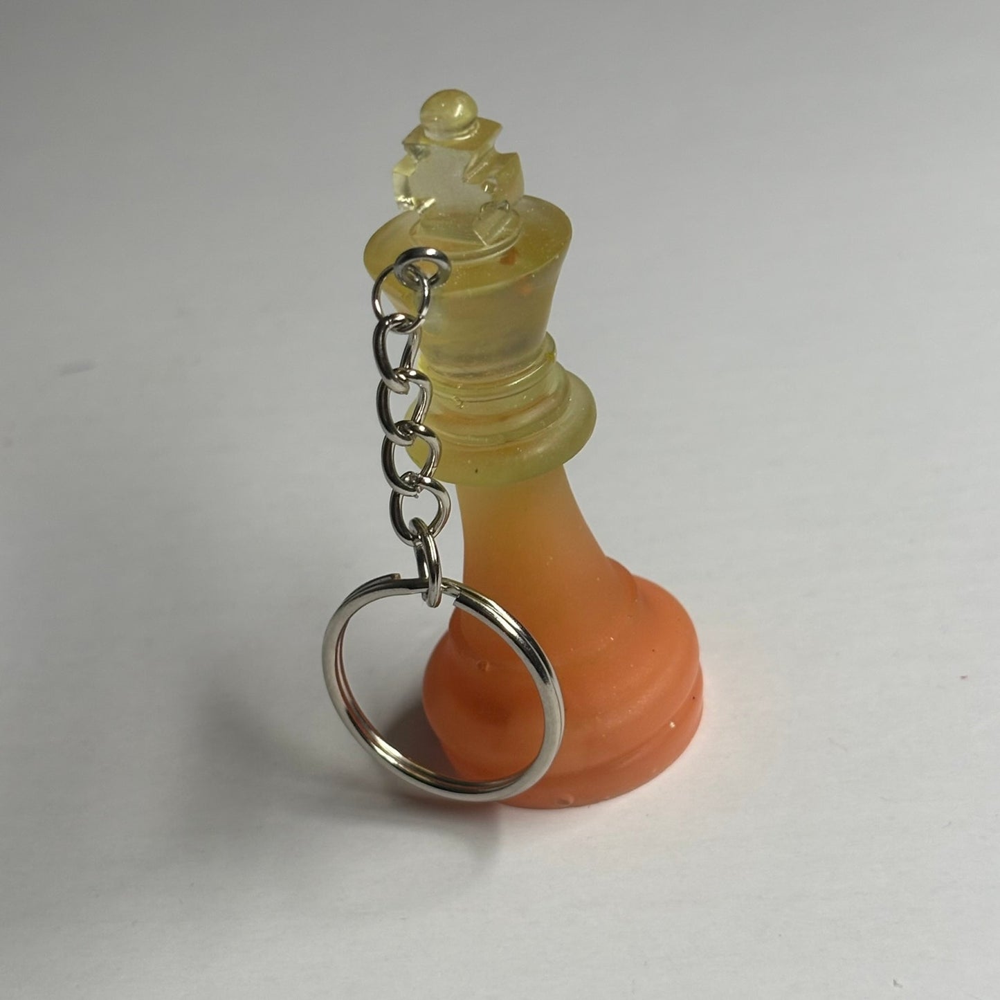 Orange/Yellow King - Handmade Resin Keychain