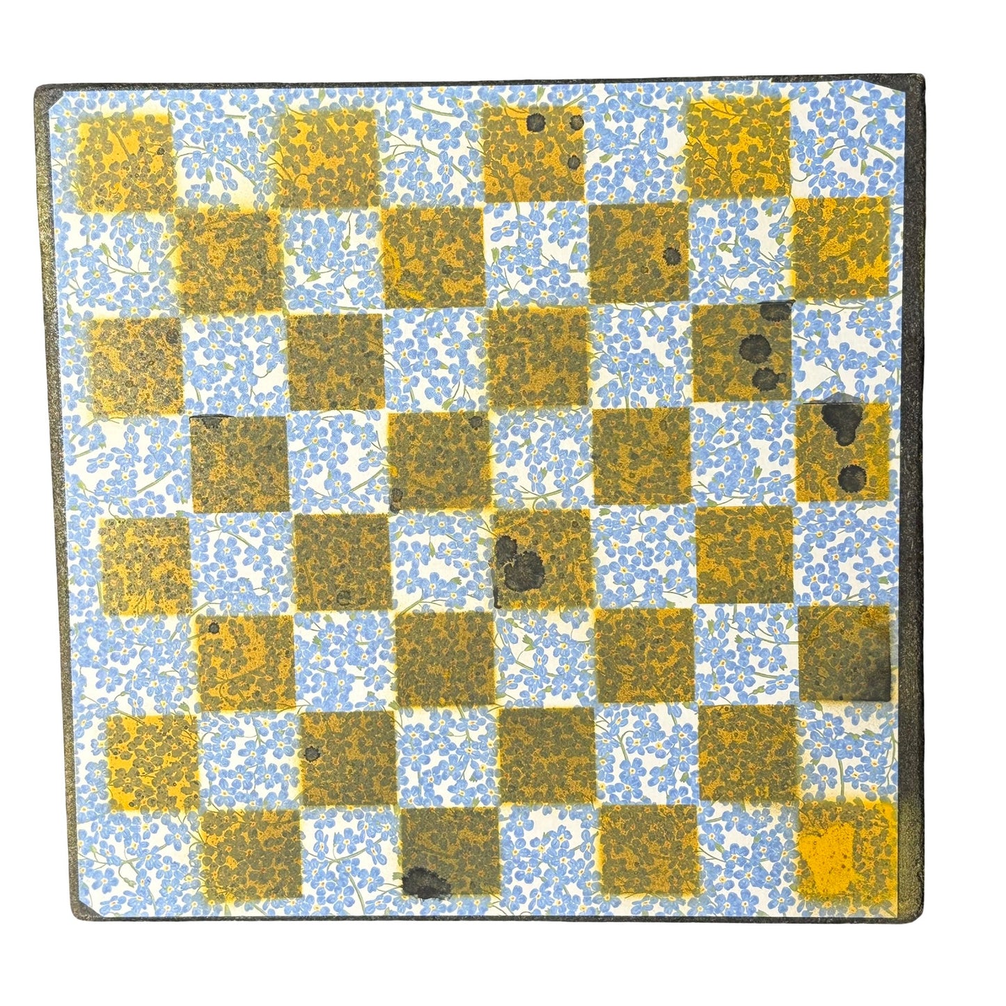 Yellow & Blue - Scrapbook Chess Board