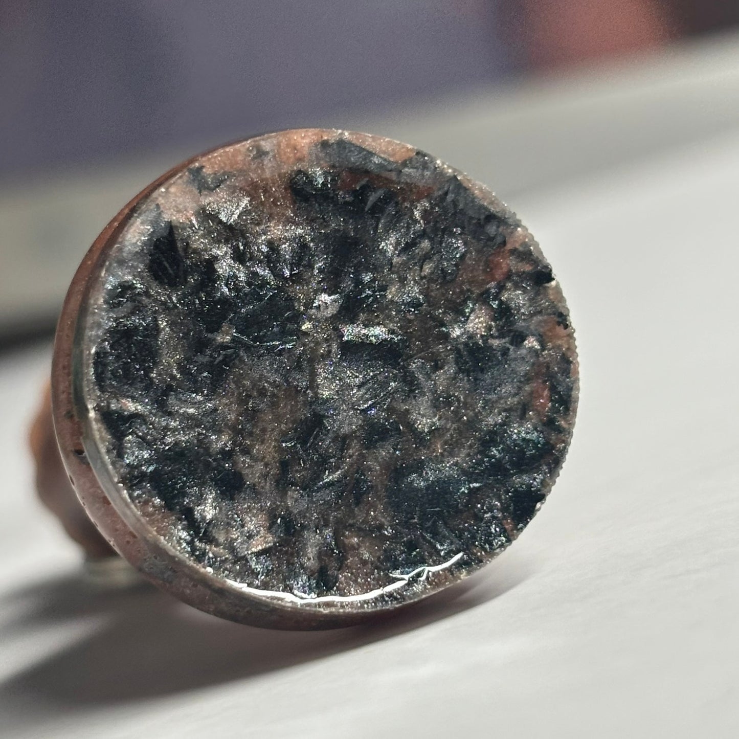 Brown Deluxe Queen - Handmade Resin Keychain