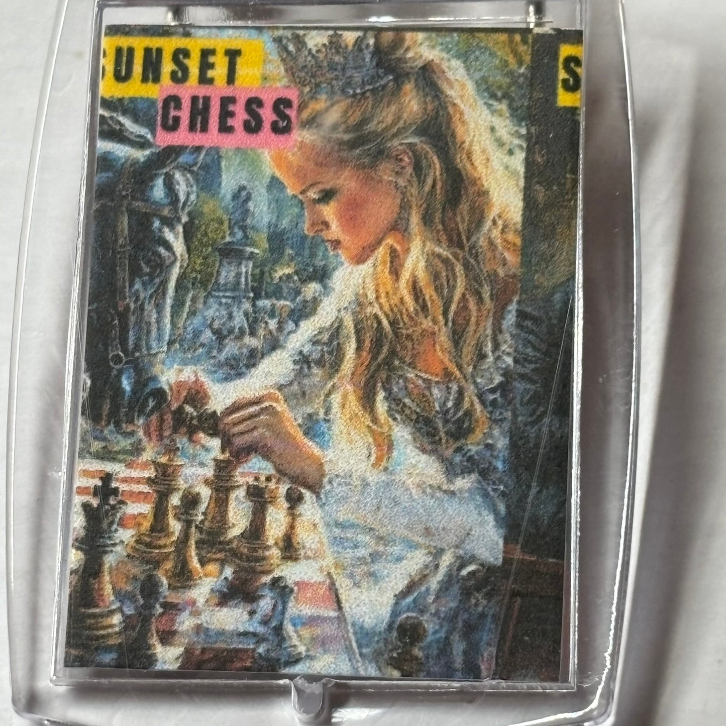 The Princess - Chess  Photo Keychain