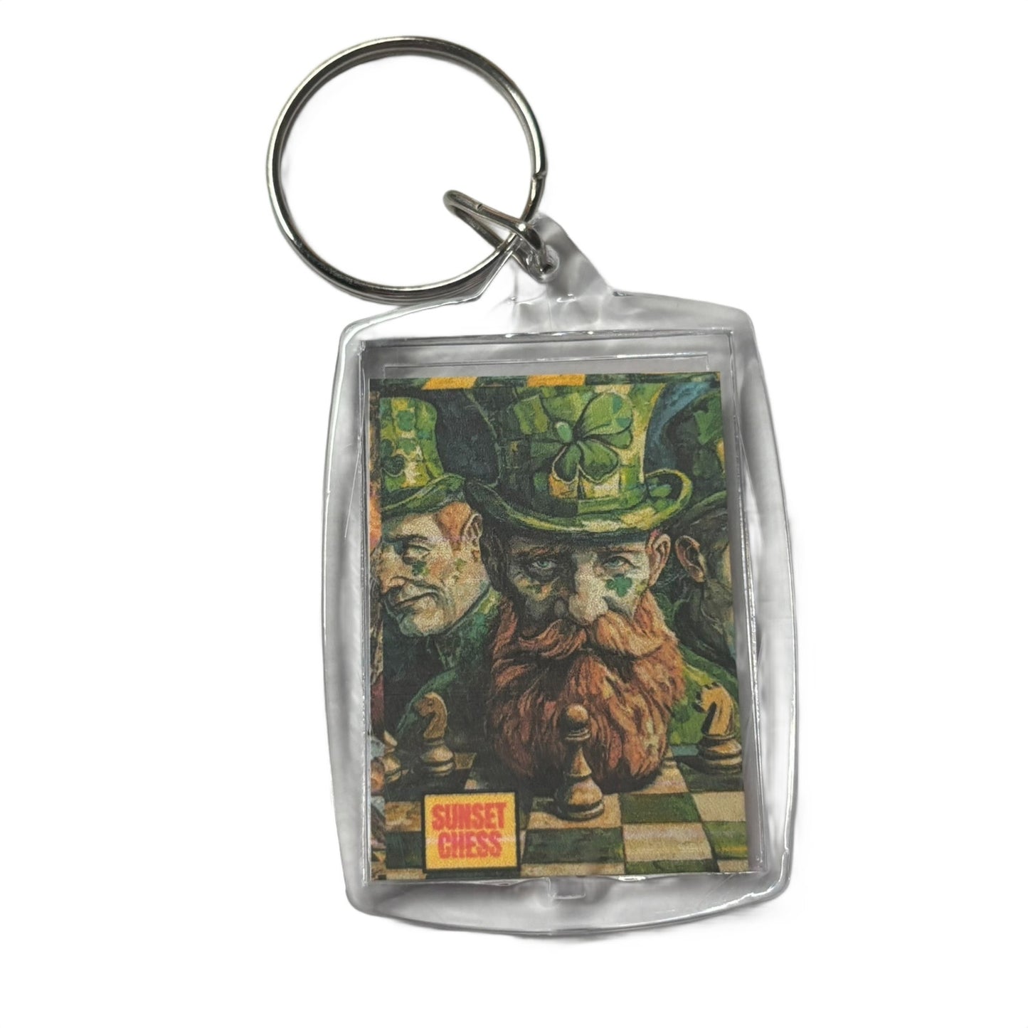 Lucky Gambit - Chess  Photo Keychain