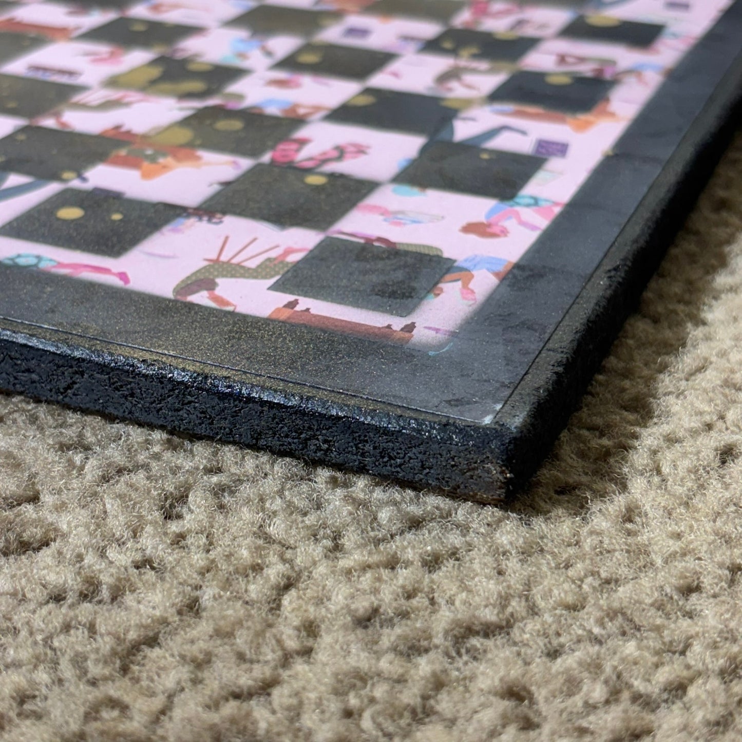 Pink Activities - Scrapbook Chess Board