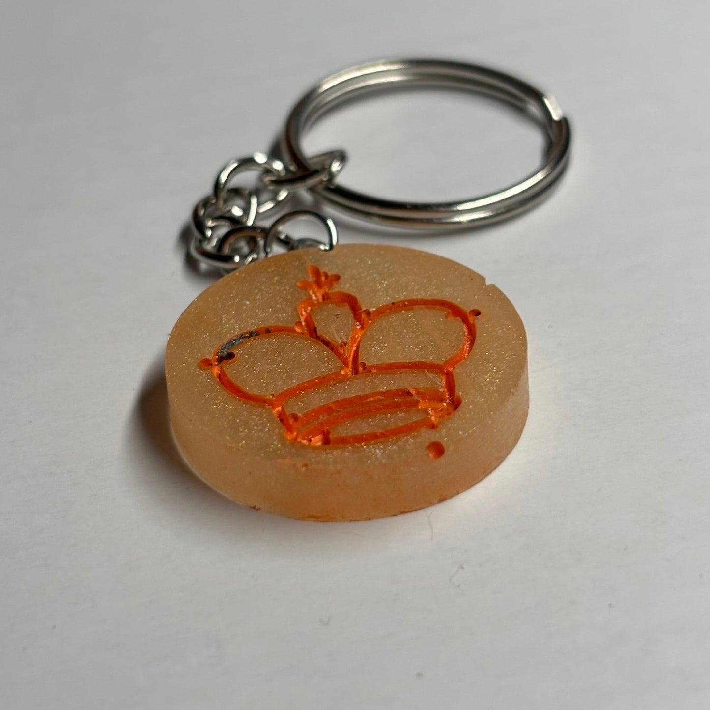 Shinning Orange King - Handmade Resin Keychain