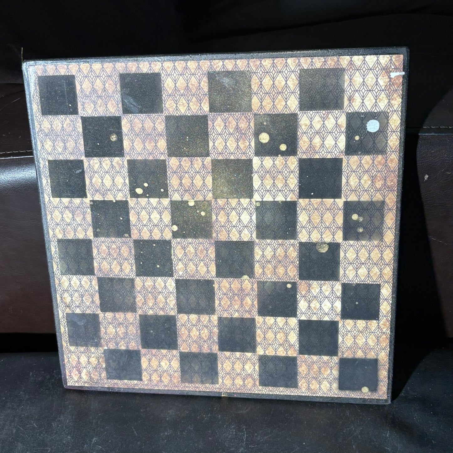 Classy Pattern - Scrapbook Chess Board