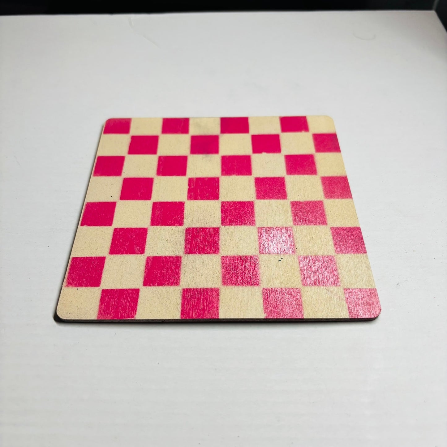Cream Red - Mini Chess Set