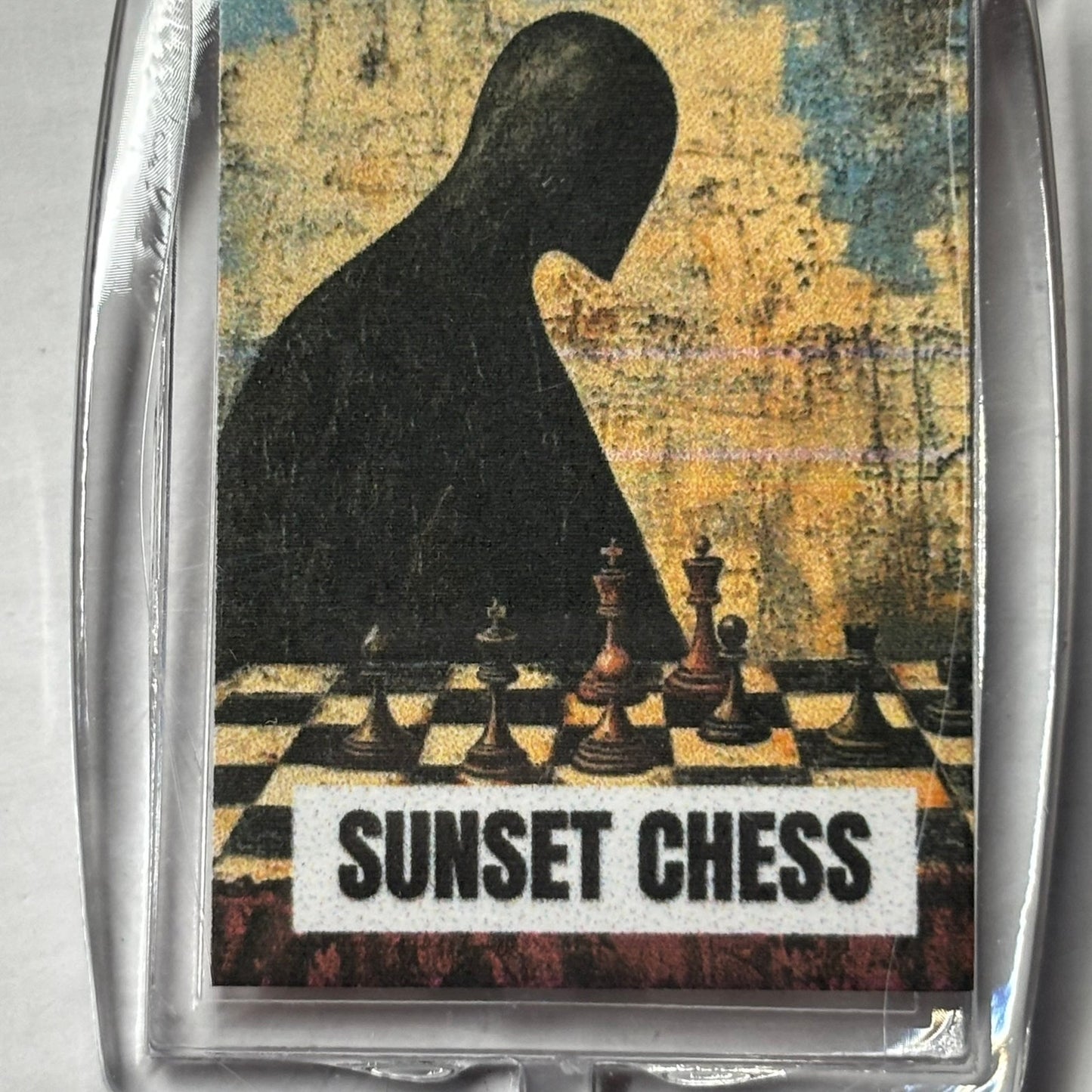 Shadow Boy - Chess  Photo Keychain