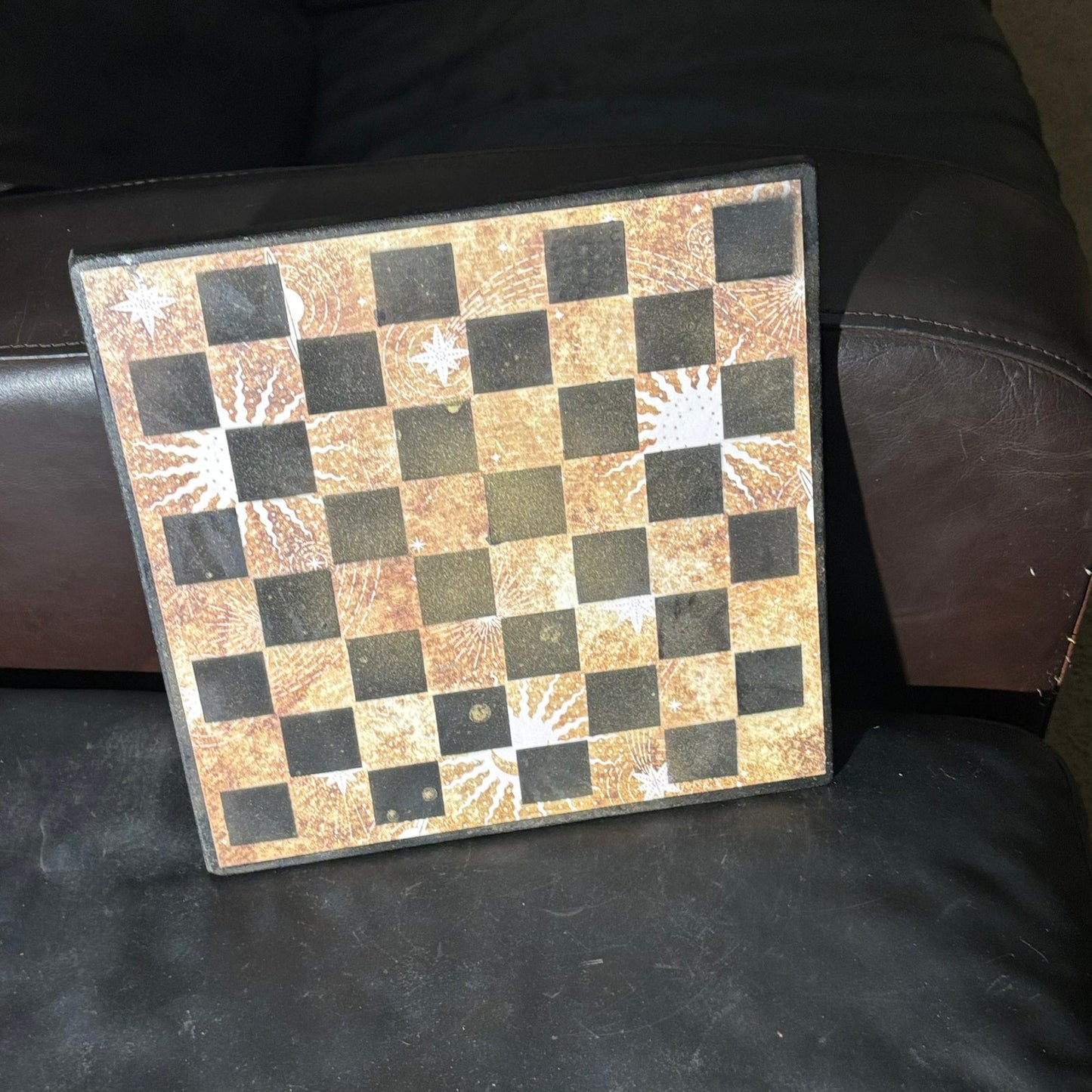 Golden Sun - Scrapbook Chess Board