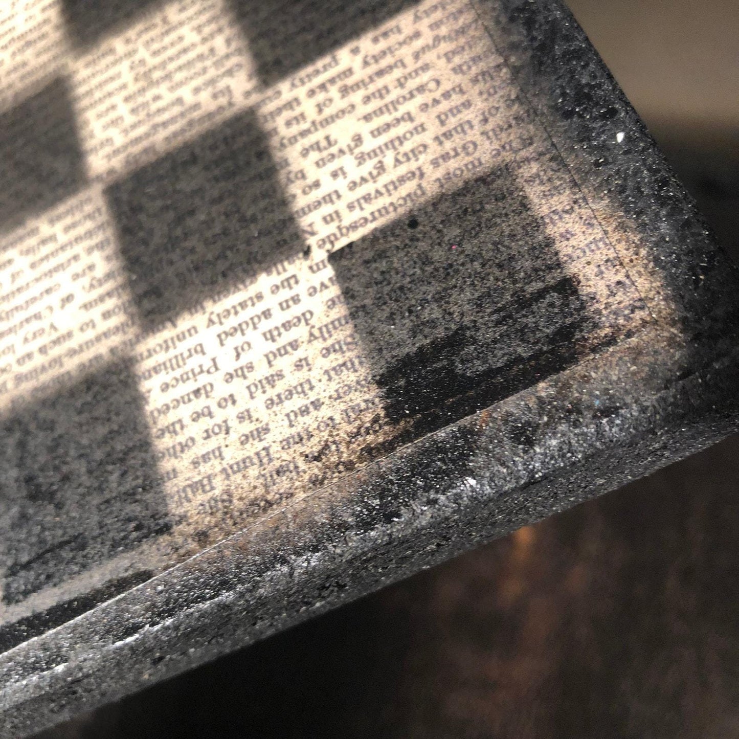 Scrapbook Chess Set - Old Text