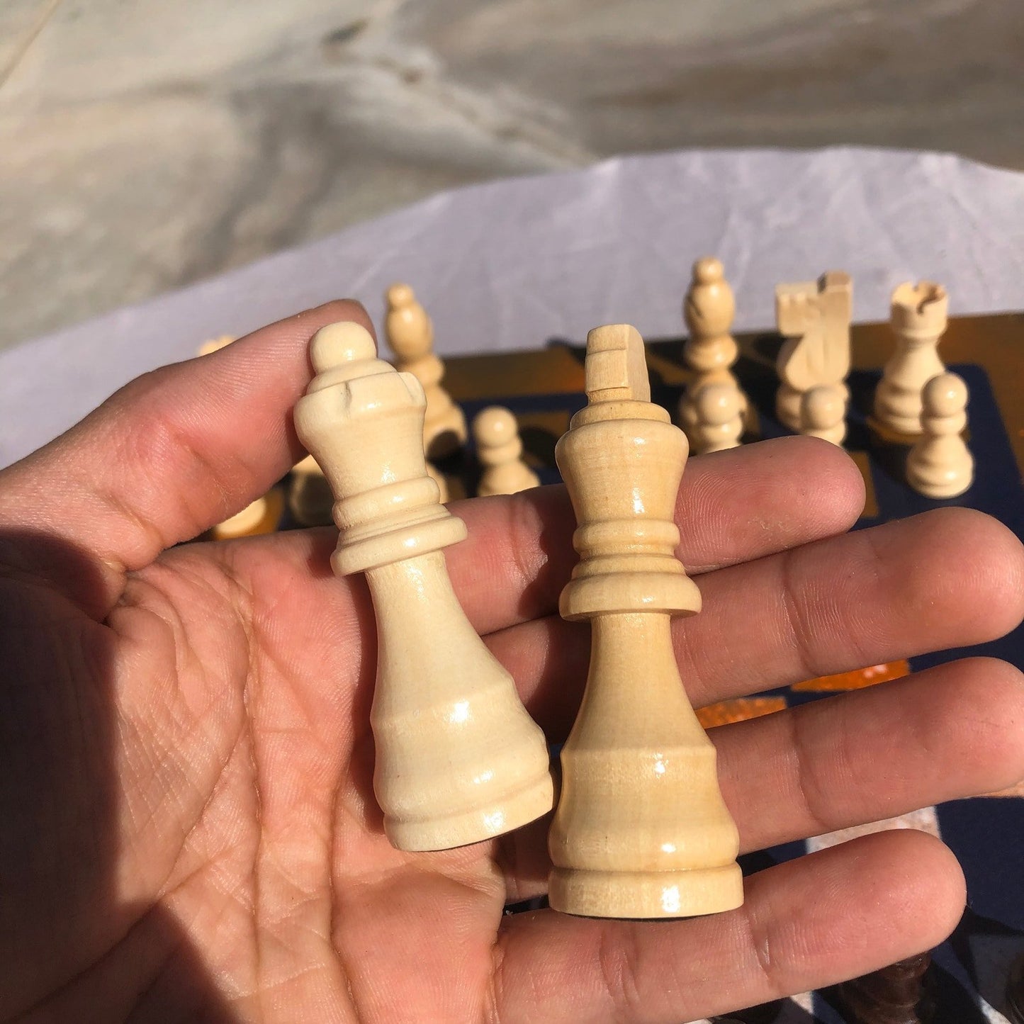 Chess Set - Denver Orange