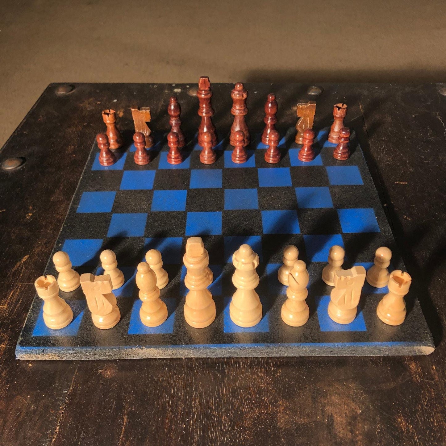 Chess Set - Black & Blue