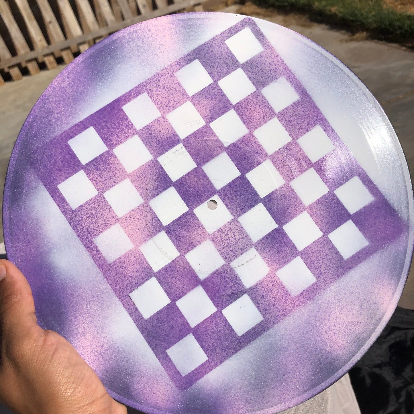 Vinyl Chess Set - Purple Snow