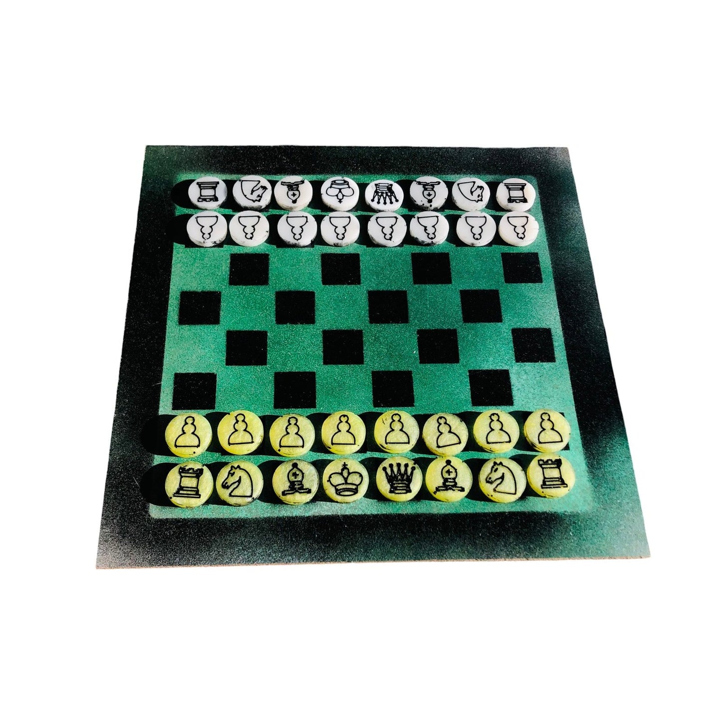 Chess Set - Deep Green