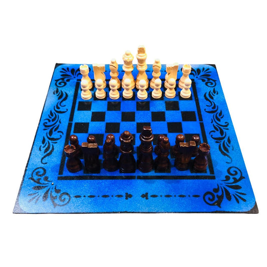 Chess Set - Beautiful Sea Blue