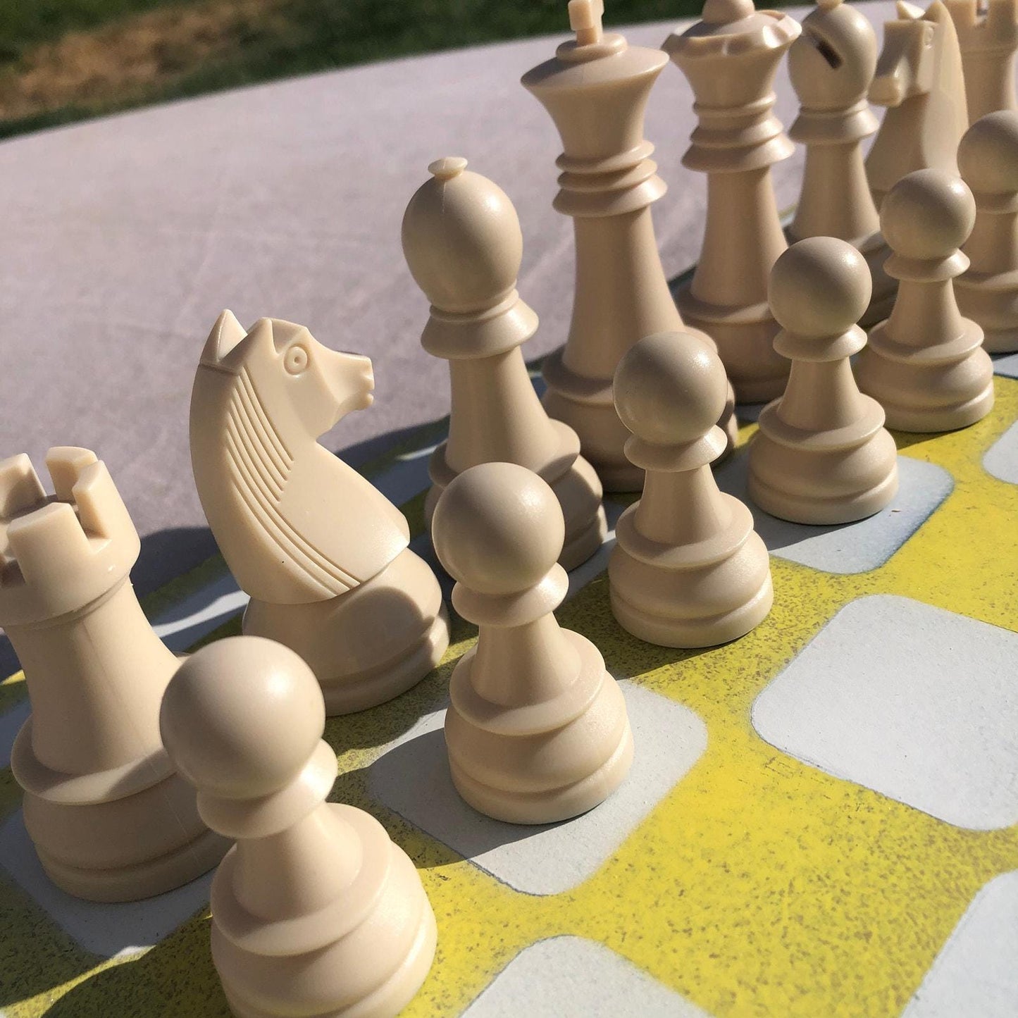 Large Chess Set - Yellow Mix