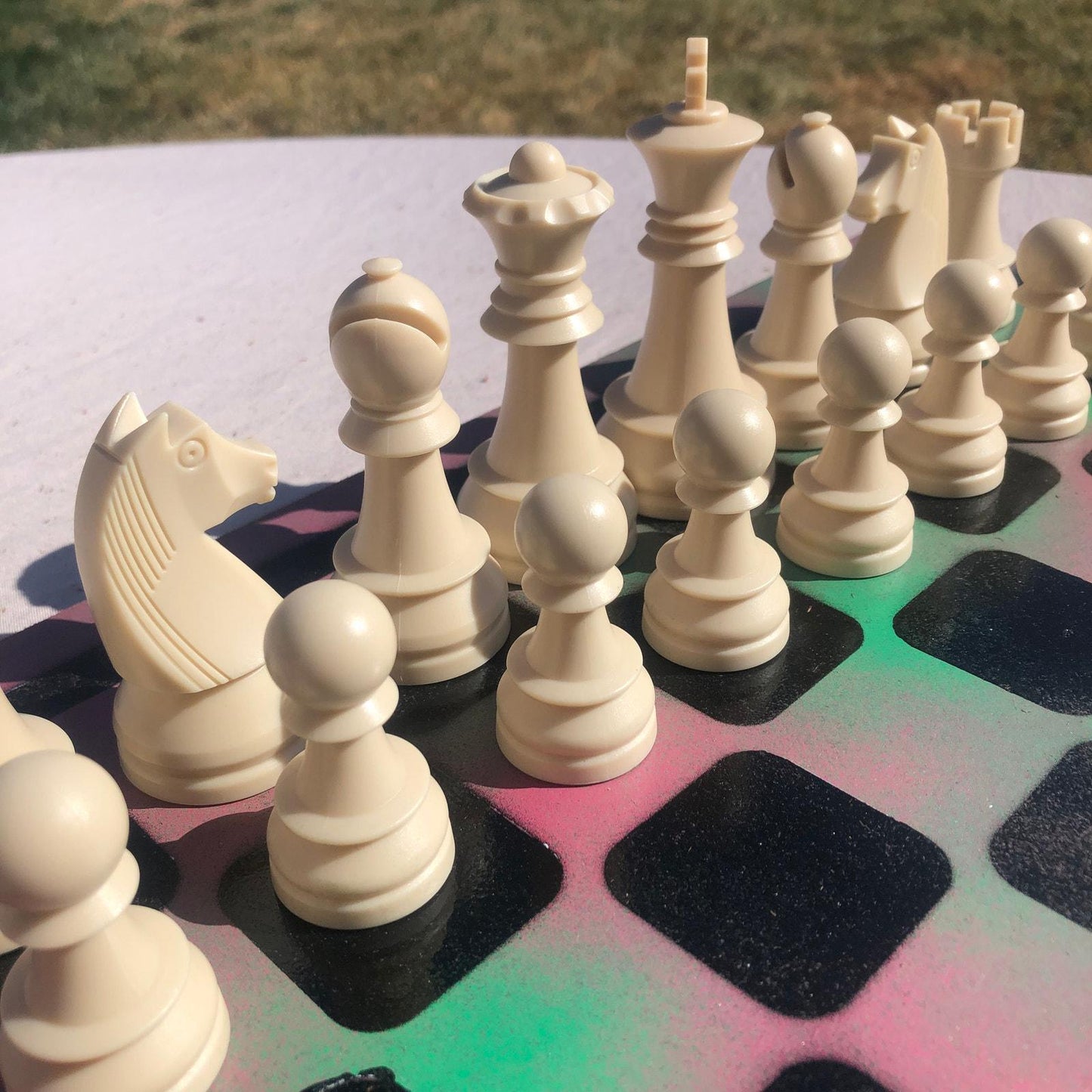 Large Chess Set - Color Blast