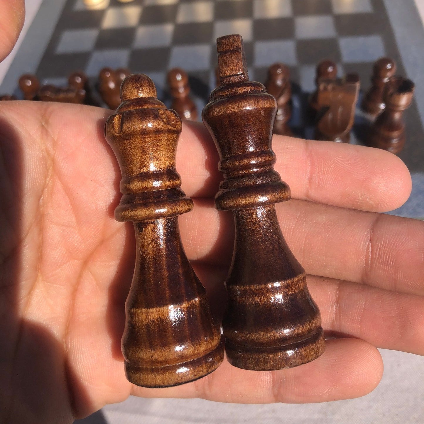 Chess Set - Silver & Black