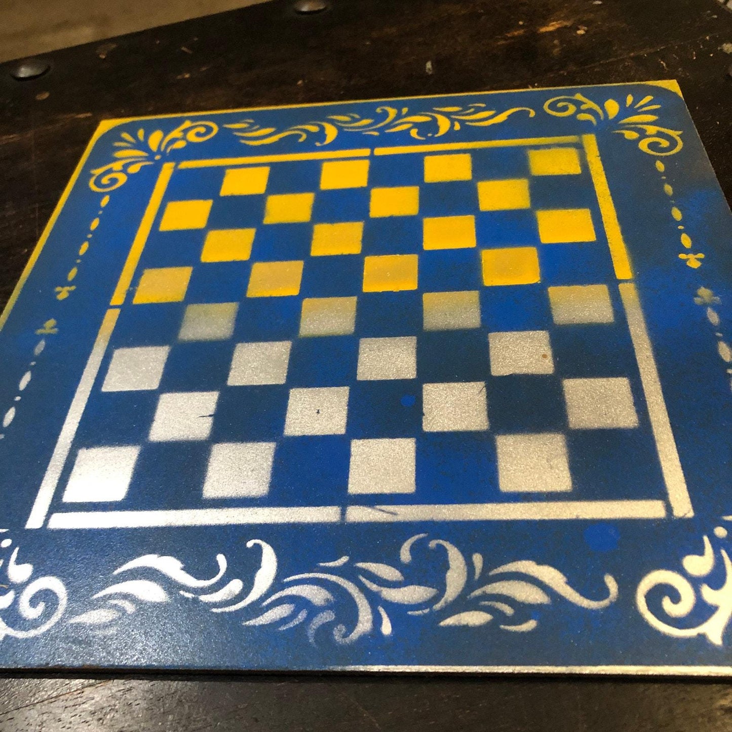 Chess Set - UCLA Blue & Yellow Colors