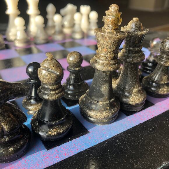 Chess Set - Purple Royal