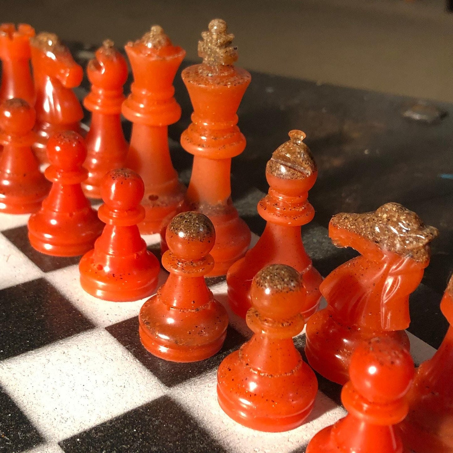 Chess Set - Black & White Edition (Resin Pieces)