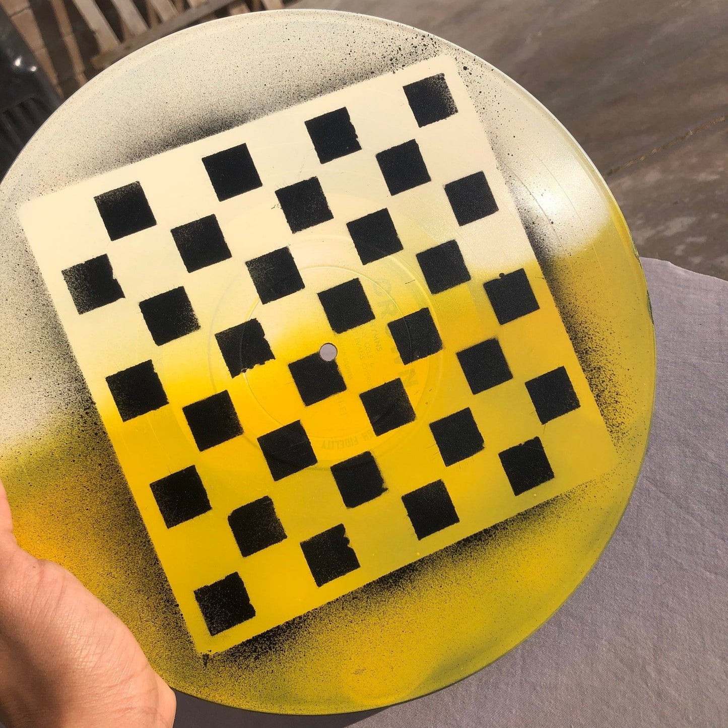 Vinyl Chess Set - Yellow Cream