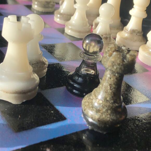 Chess Set - Purple Royal