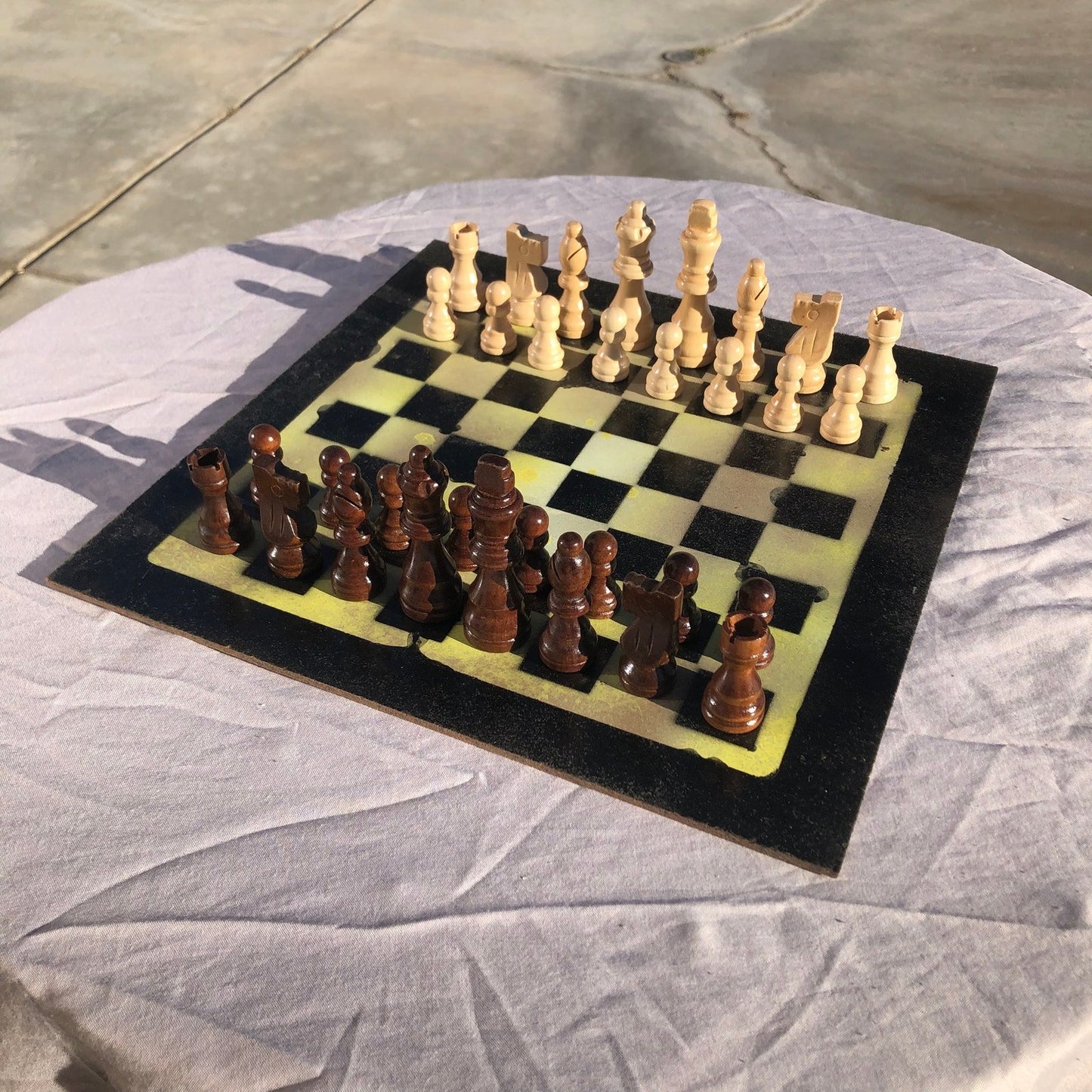 Chess Set - Dirty Green