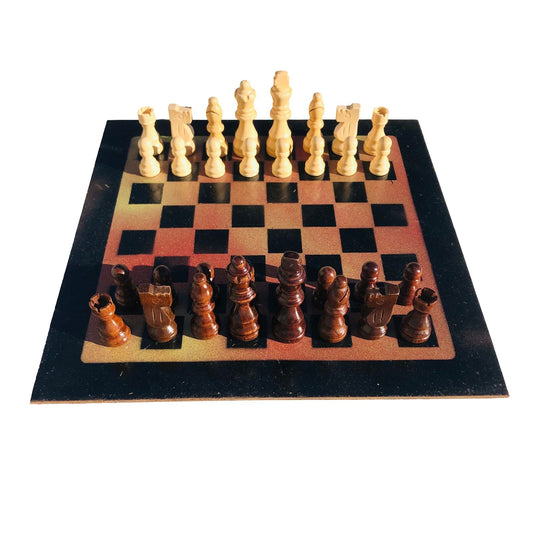 Chess Set - Rusting Bronze