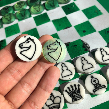 Chess Set - Speedy Green