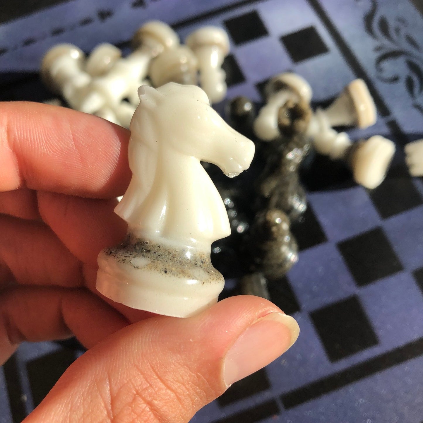 Chess Set - Drizzling Blue